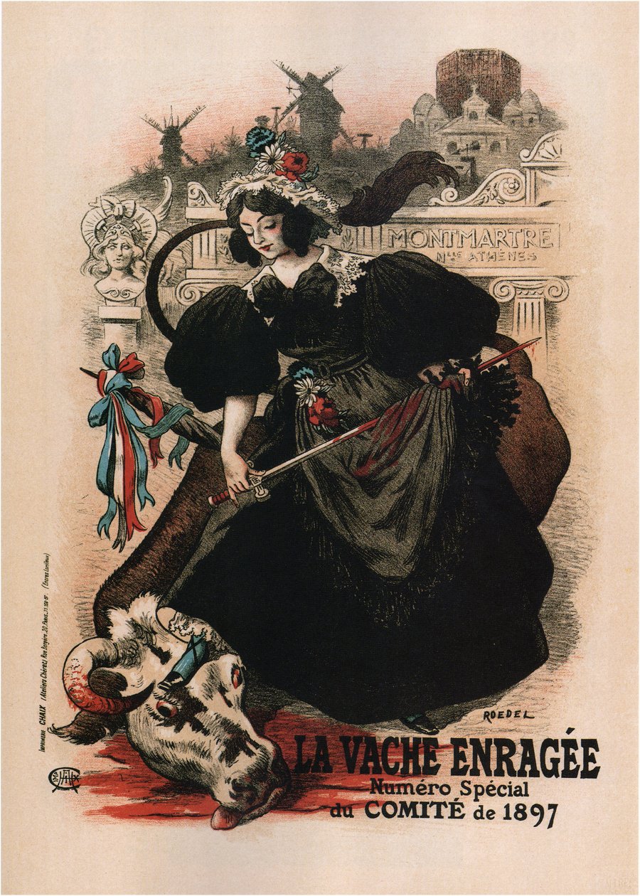 La Vache Enragee by Auguste Roedel