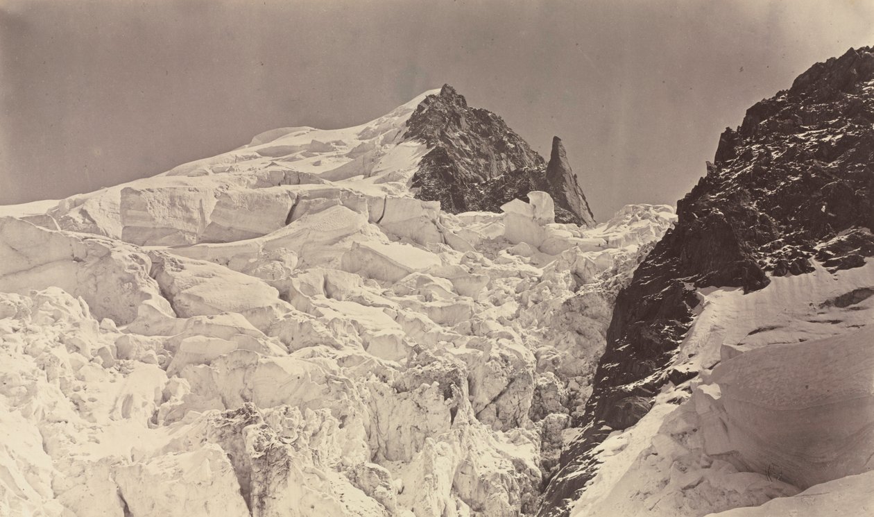 Maudit Dağı, Savoy, 1860. by Auguste Rosalie Bisson