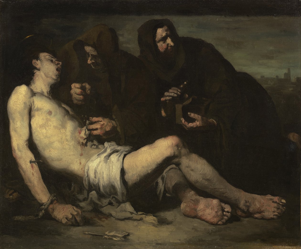 Aziz Sebastian, Şehit, c.1865 by Auguste Theodule Ribot