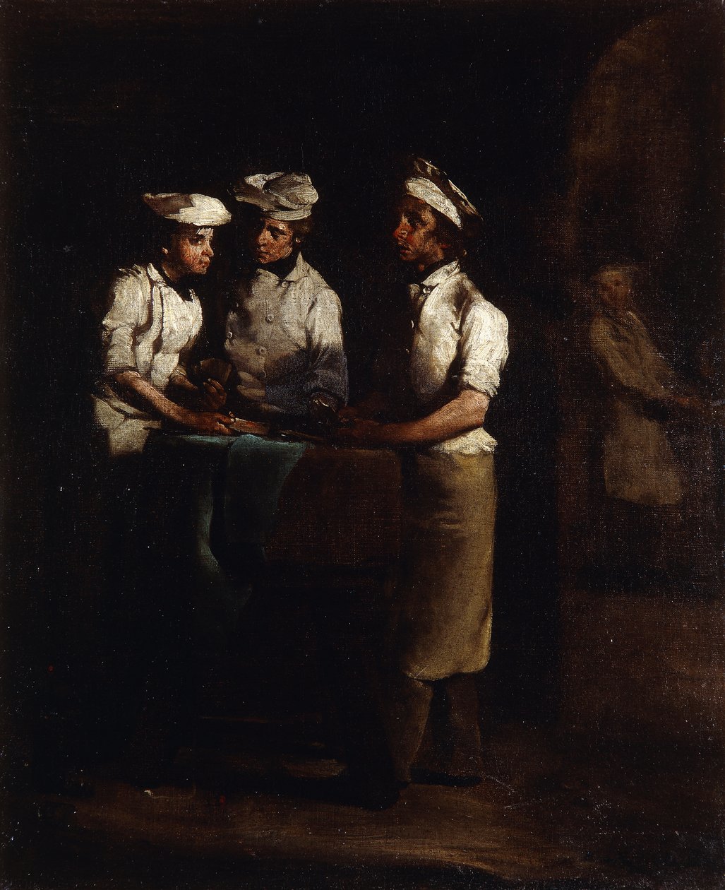 Üç Aşçı; Üç Aşçı, by Auguste Theodule Ribot