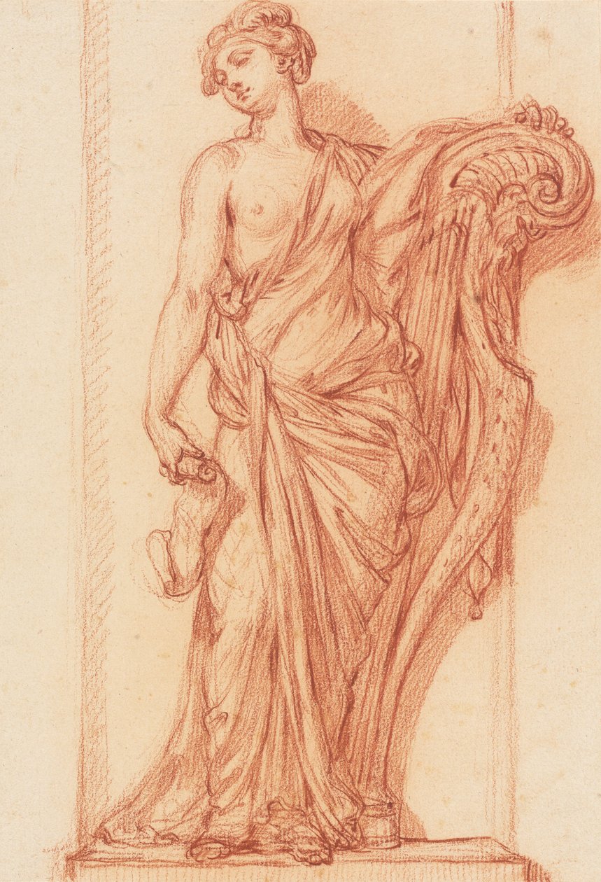Muse Terpsichore by Augustin Pajou