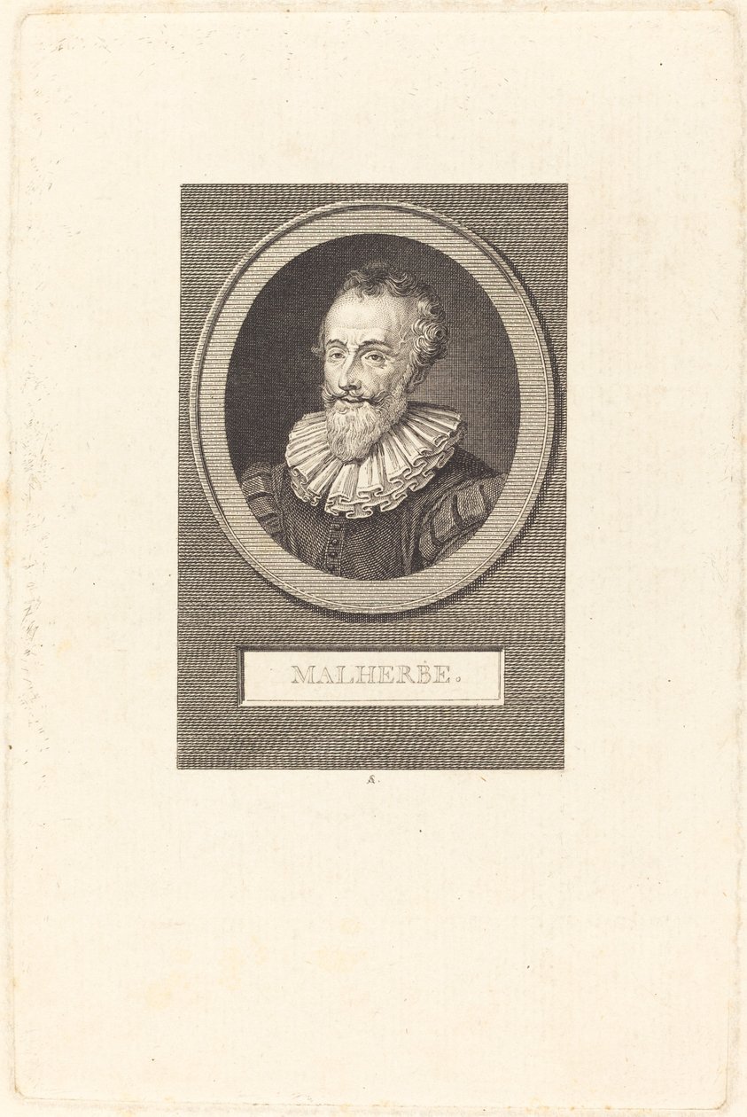 François de Malherbe by Augustin de Saint Aubin