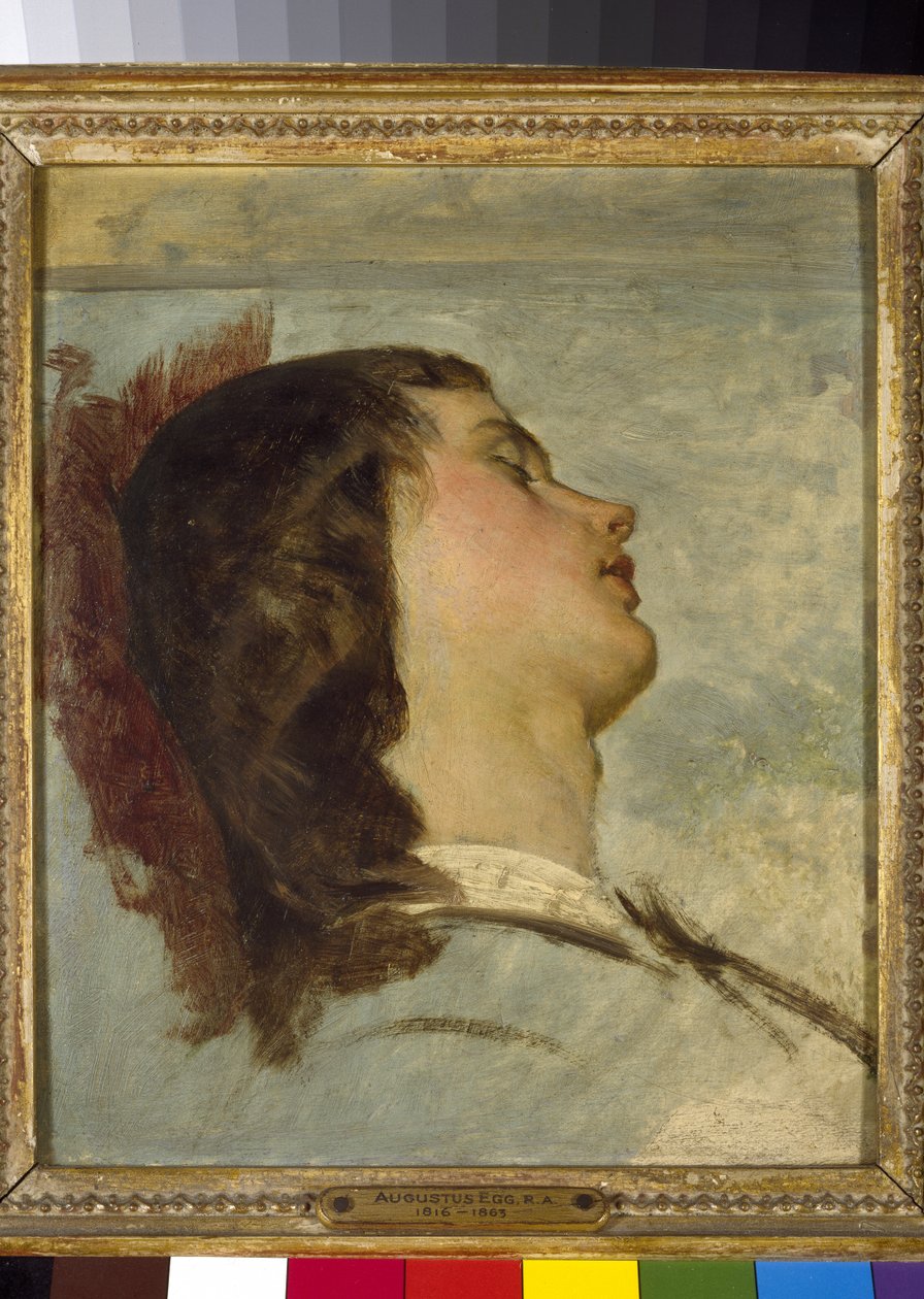 Seyahat Edenler için Hazırlık Çalışması, c.1862 by Augustus Leopold Egg