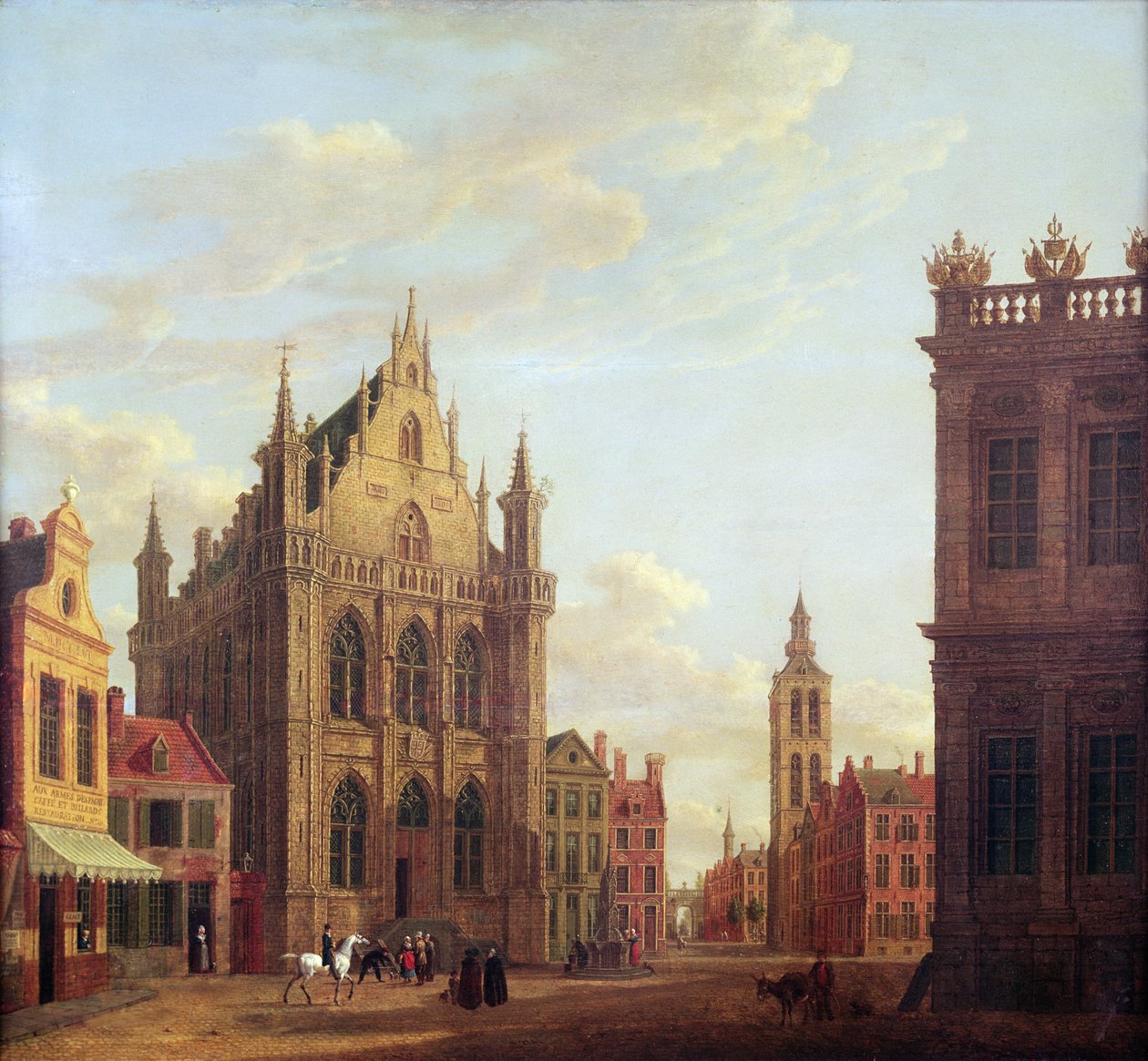 Brugge, 1824 by Augustus Wynantsz