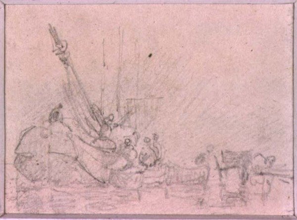 Kompozisyon Çalışmaları (çizim) by Augustus Wall Callcott
