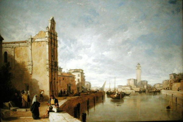 Venedik (tuval üzerine yağlı boya) by Augustus Wall Callcott