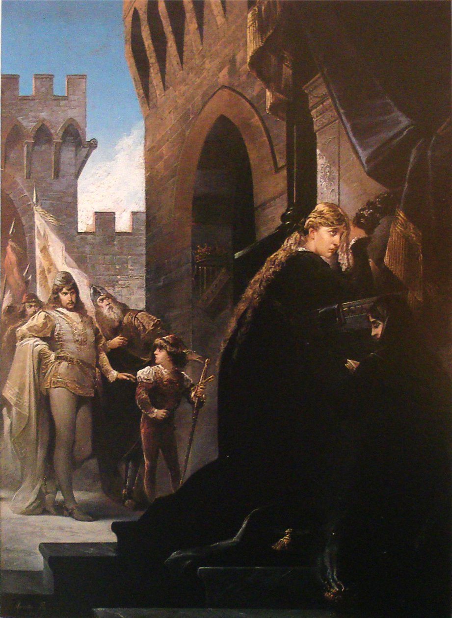 Rimini konumundan Francesca by Aurelio de Figueiredo