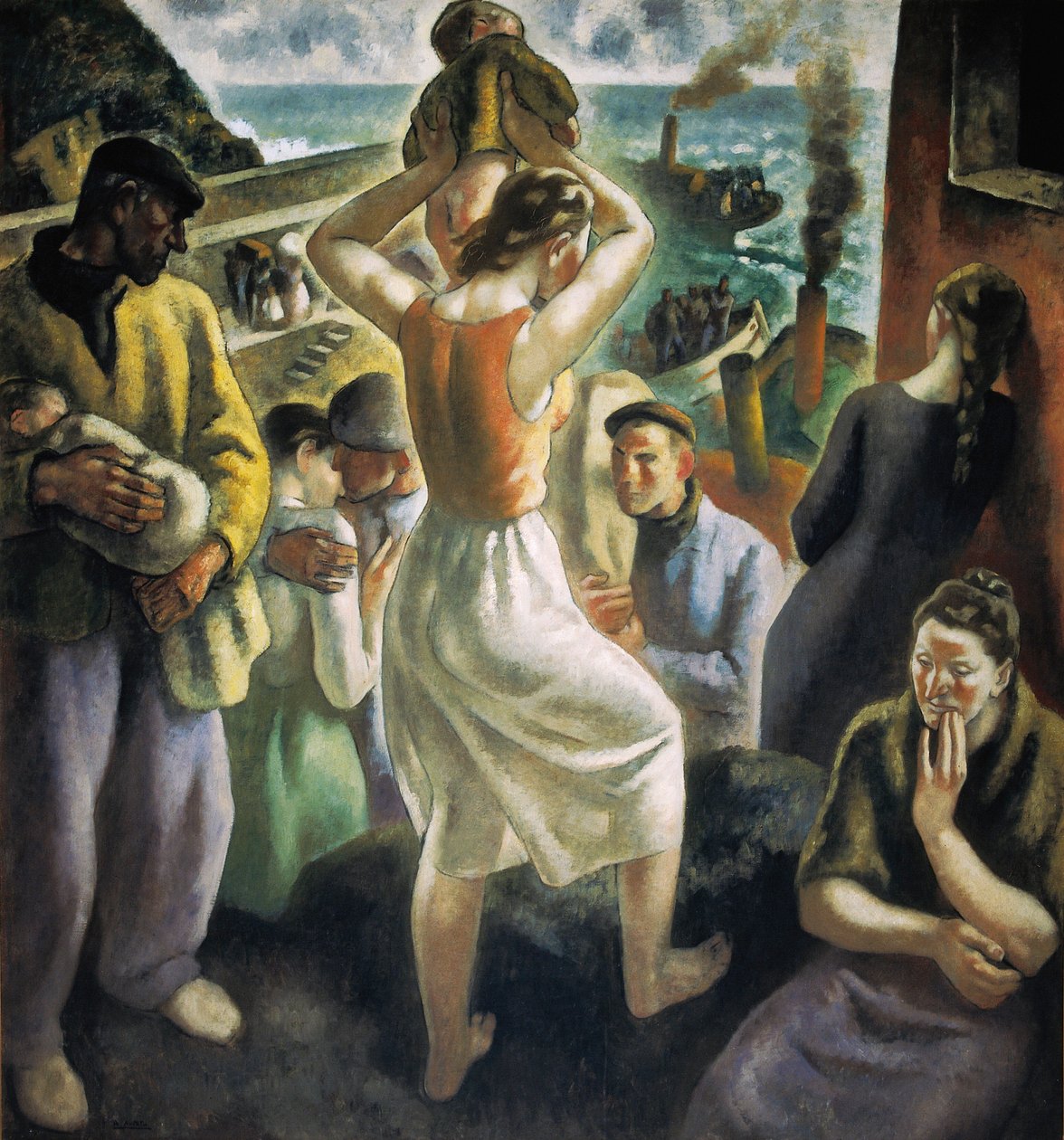 İspanya İç Savaşı: “Çıkış” (resim) by Aurelio Arteta Errasti