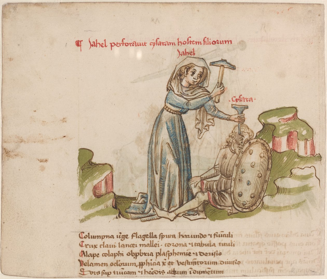 Jael Öldüren Sisera by Austrian 15th Century