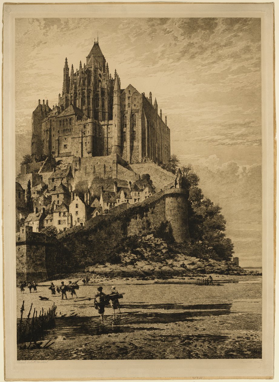 Mont Saint Michel by Axel Herman Haig