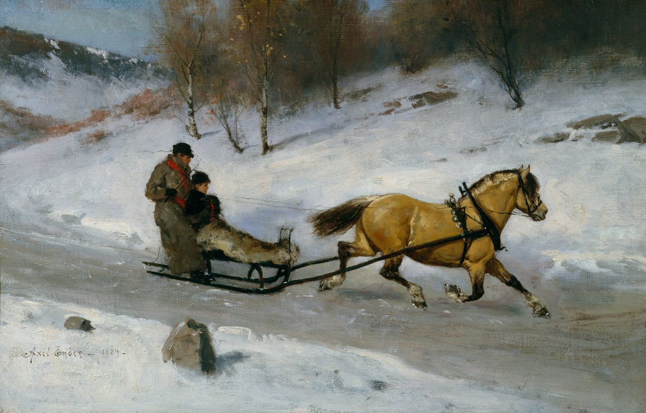 atlı kızak by Axel Hjalmar Ender