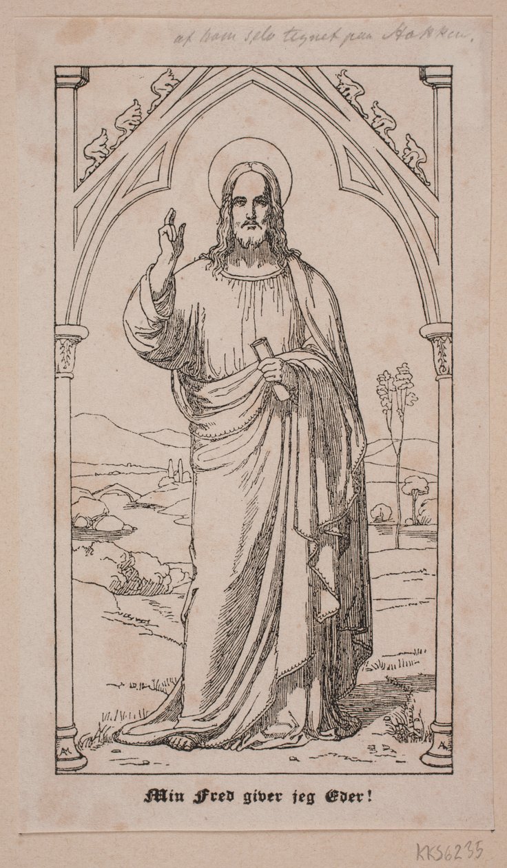 Mesih kutsaması by Axel Theodor Kittendorff