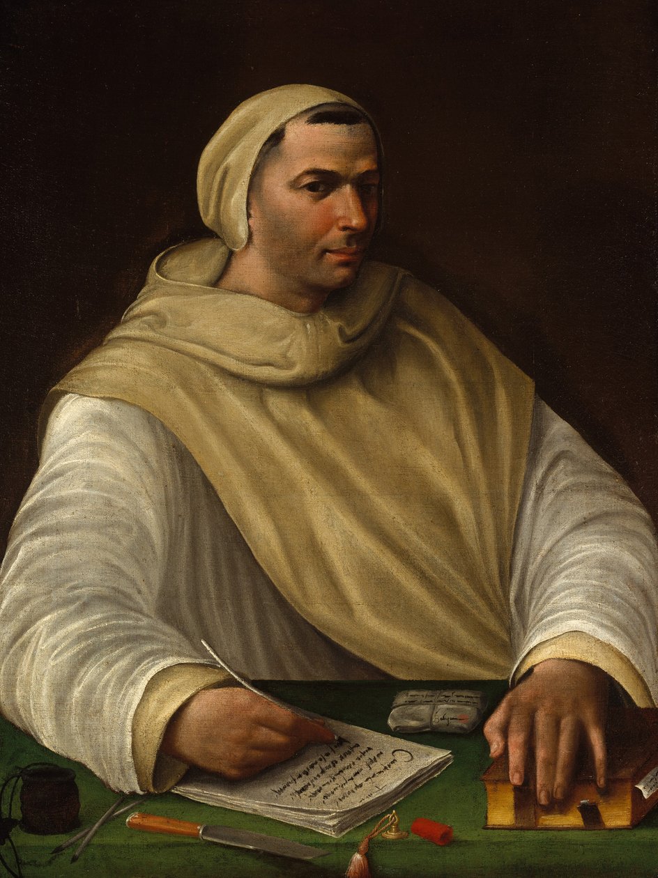 Bir Zeytinli Keşiş Portresi, c.1515 by Baldassarre Peruzzi
