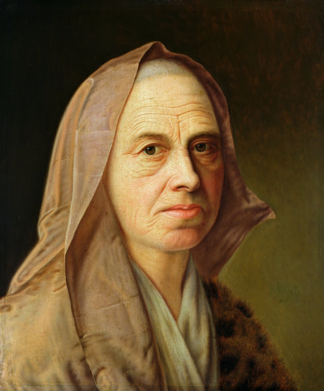 Yaşlı kadın by Balthasar Denner