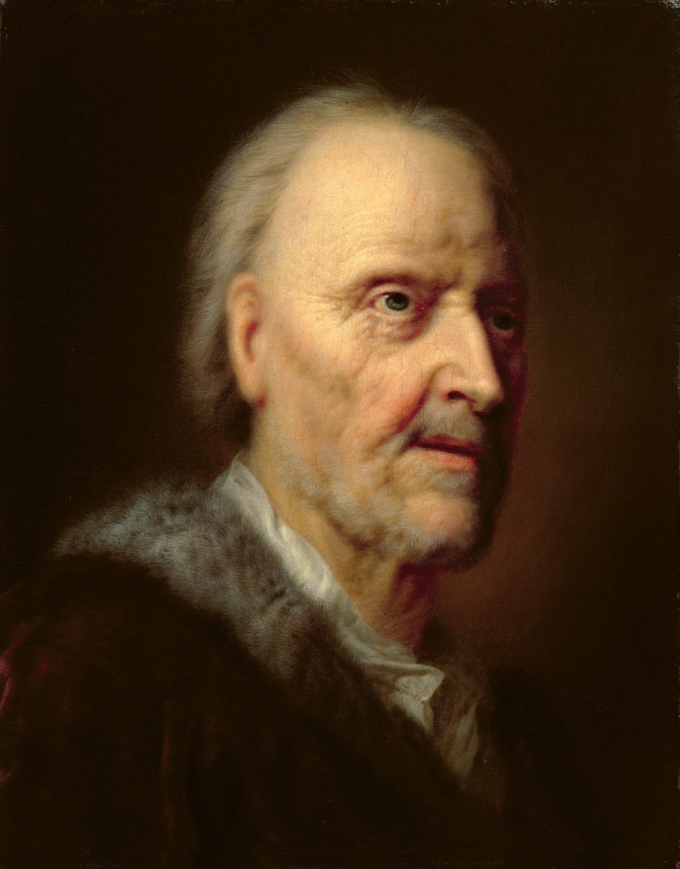 Yaşlı Bir Adamın Portresi by Balthasar Denner