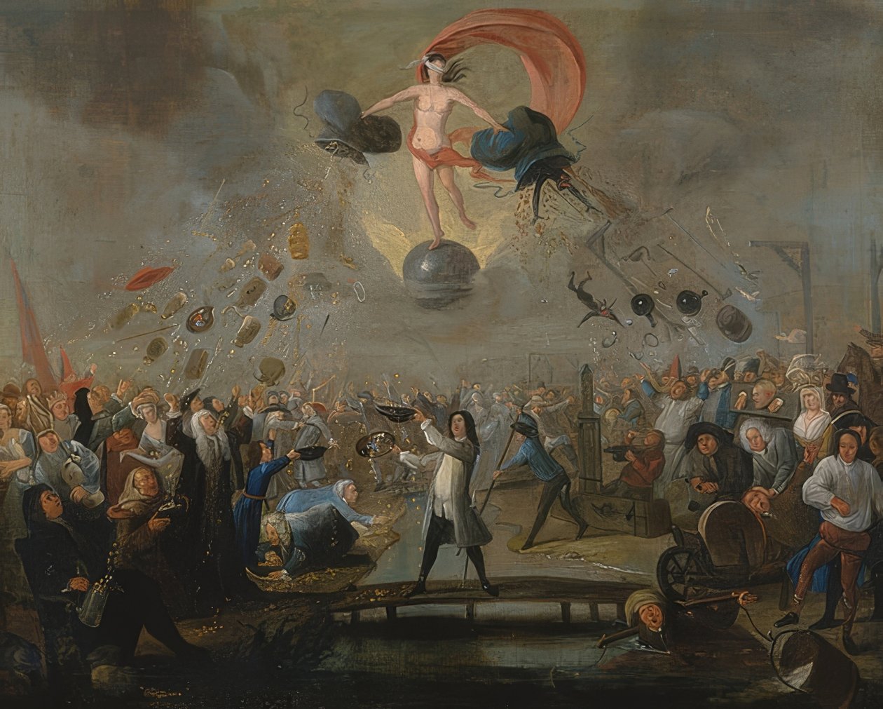 Kader Alegorisi. 1730 civarında by Balthasar Nebot