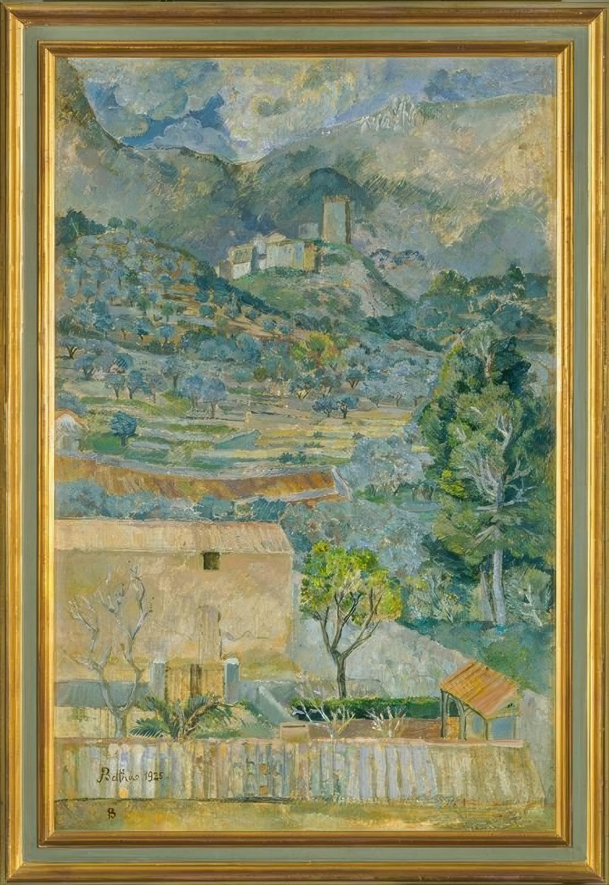 Provence manzarası by Baltusz Klossowski de Rola