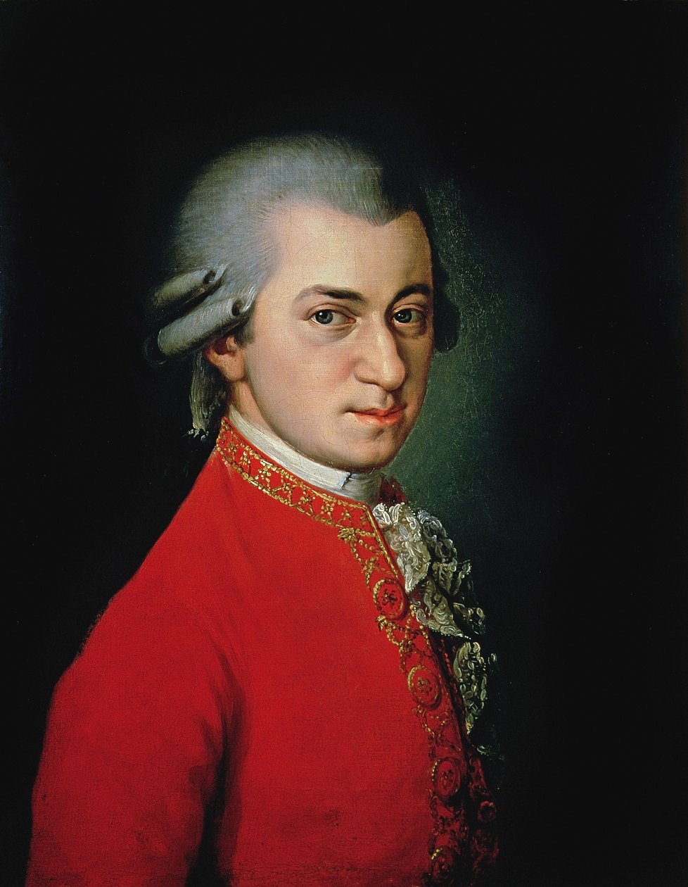 Wolfgang Amadeus Mozart, 1818 by Barbara Krafft