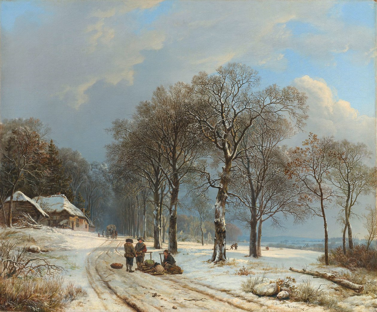 Kış Manzarası Kış manzarası by Barend Cornelis Koekkoek