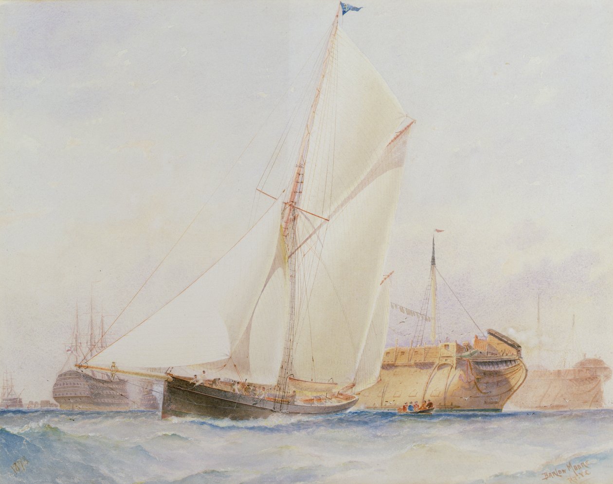 Yelkenli Yat DIONE, Plymouth by Barlow Moore