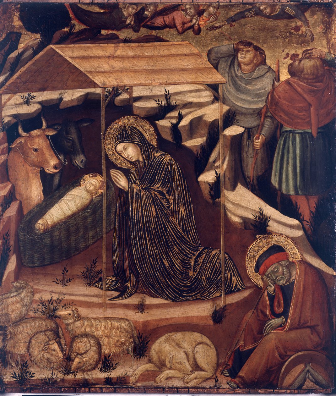Çobanların hayranlığı, c.1375-79 by Barnaba da Modena