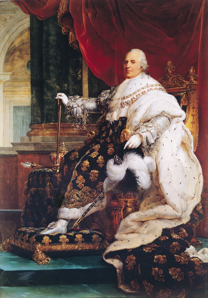Louis XVIII (1755-1824) by Baron François Pascal Simon Gérard