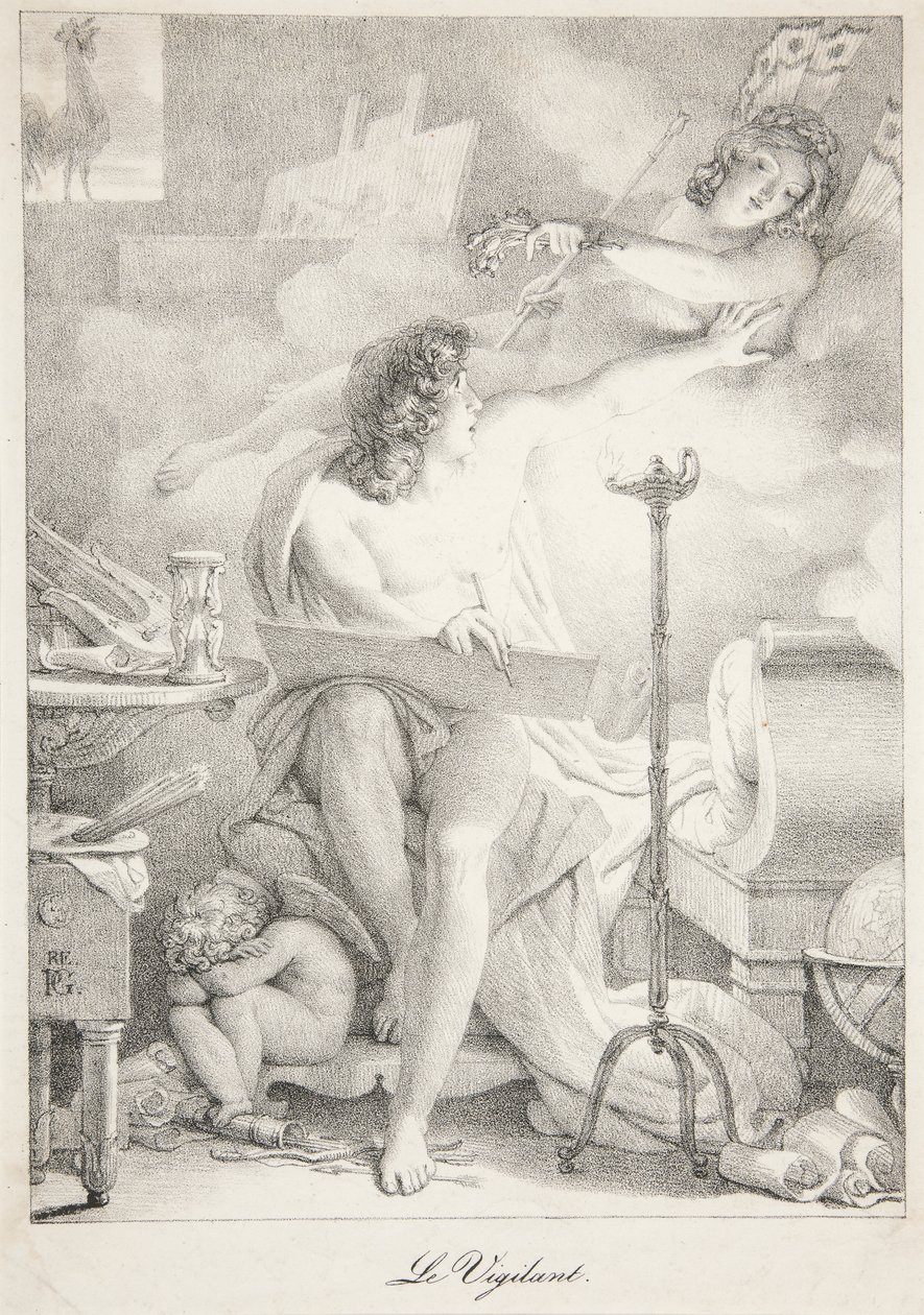 uyanık by Baron Pierre Narcisse Guerin