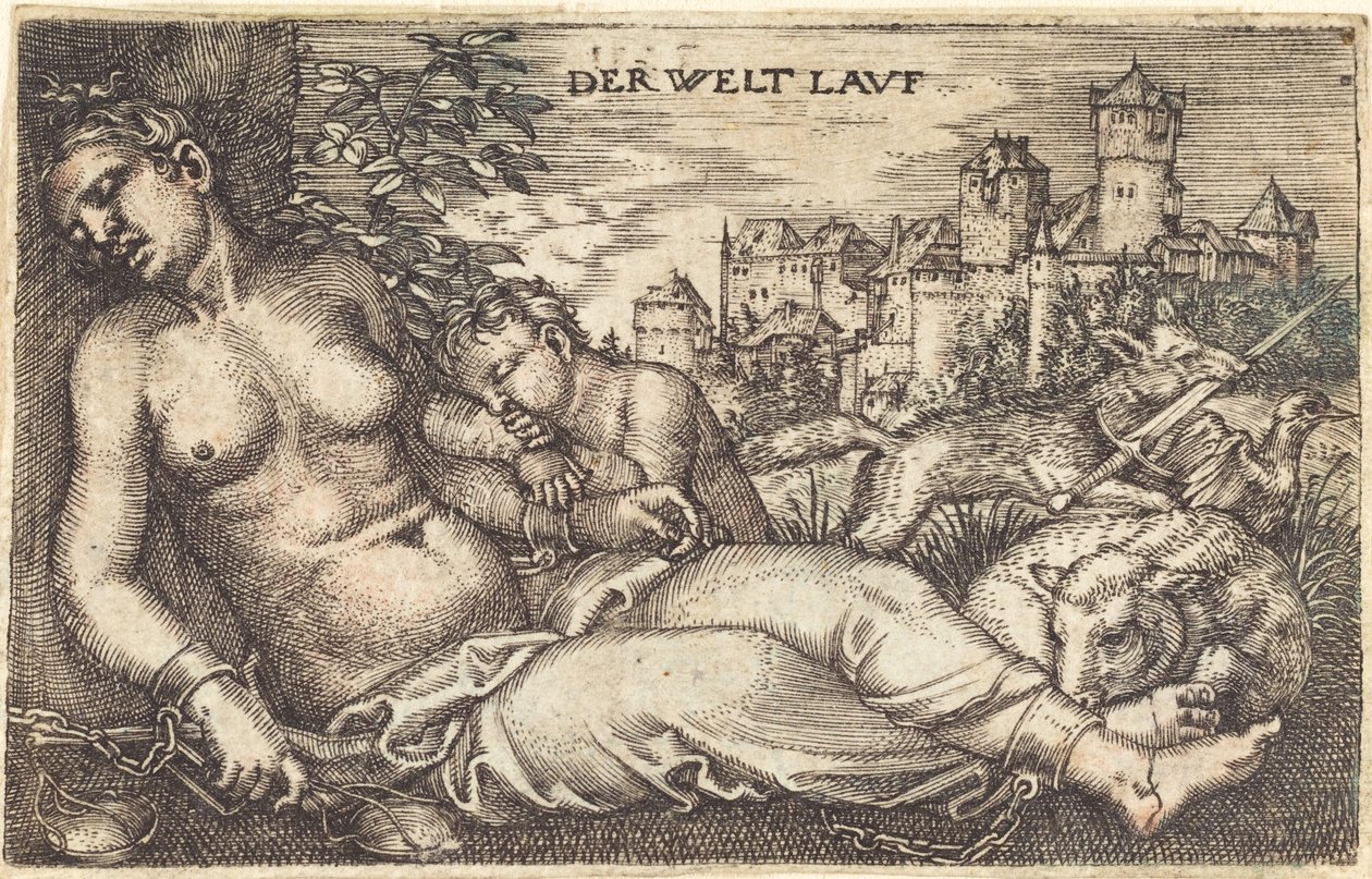 "Der Welt Lavf" (Uyuyan Adalet) by Barthel Beham
