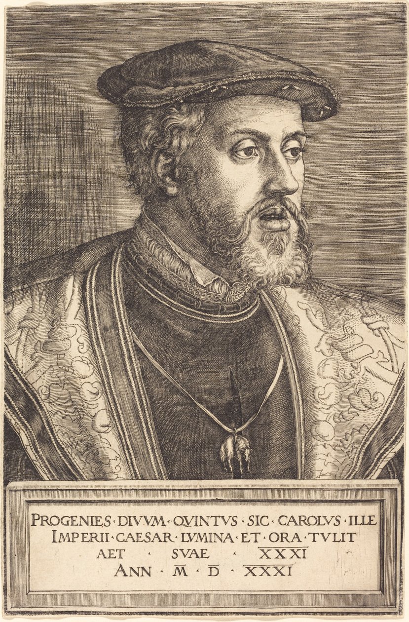 İmparator Charles V by Barthel Beham