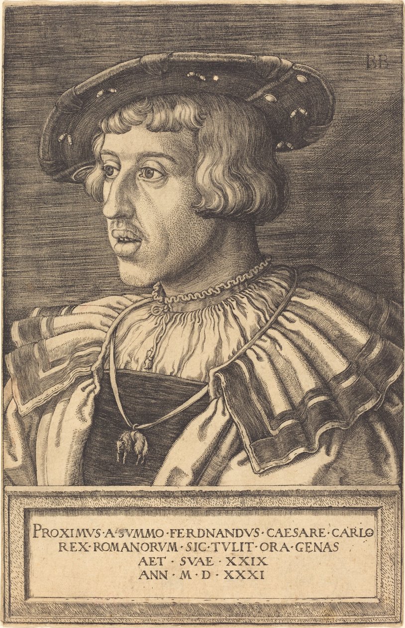 İmparator Ferdinand I by Barthel Beham