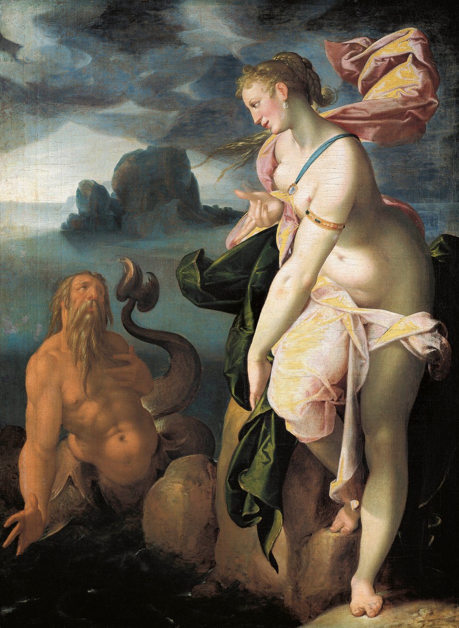 Glaucus ve Scylla, 1581 by Bartholomaeus Spranger