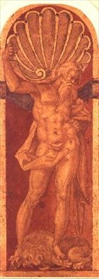 Herkül (kalem) by Bartholomaeus Spranger
