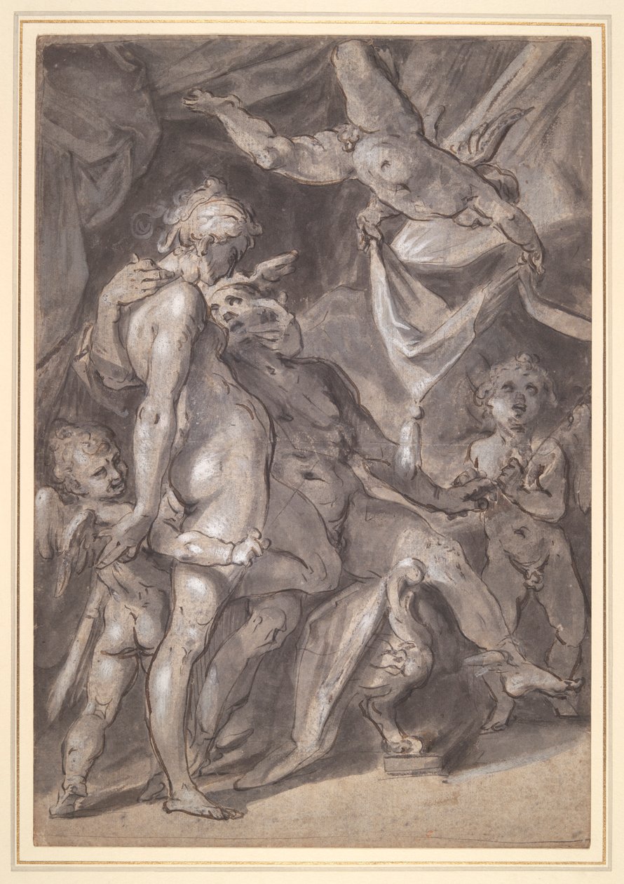 Venüs ve Merkür by Bartholomaeus Spranger