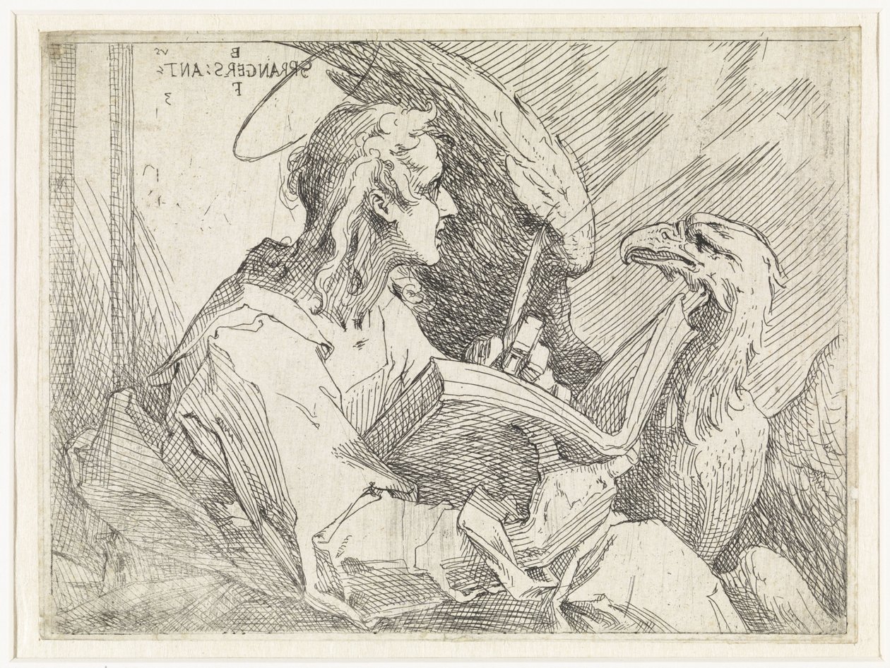 Evangelist John by Bartholomeus Spranger
