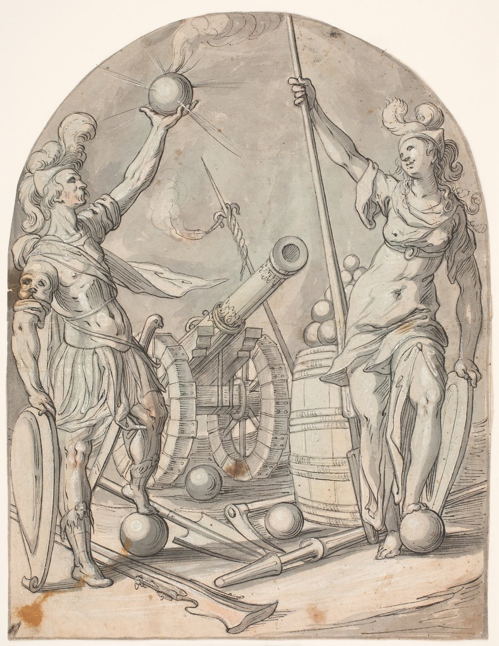 Mars ve Bellona by Bartholomeus Spranger