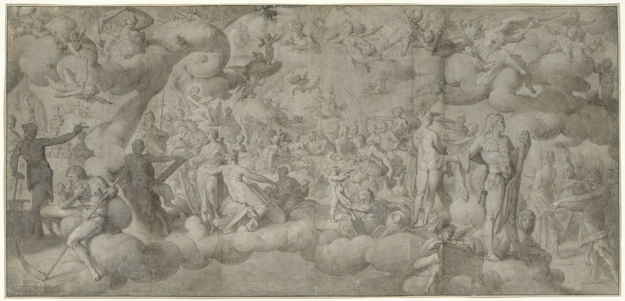 Aşk Tanrısı ve Ruhun Düğünü by Bartholomeus Spranger