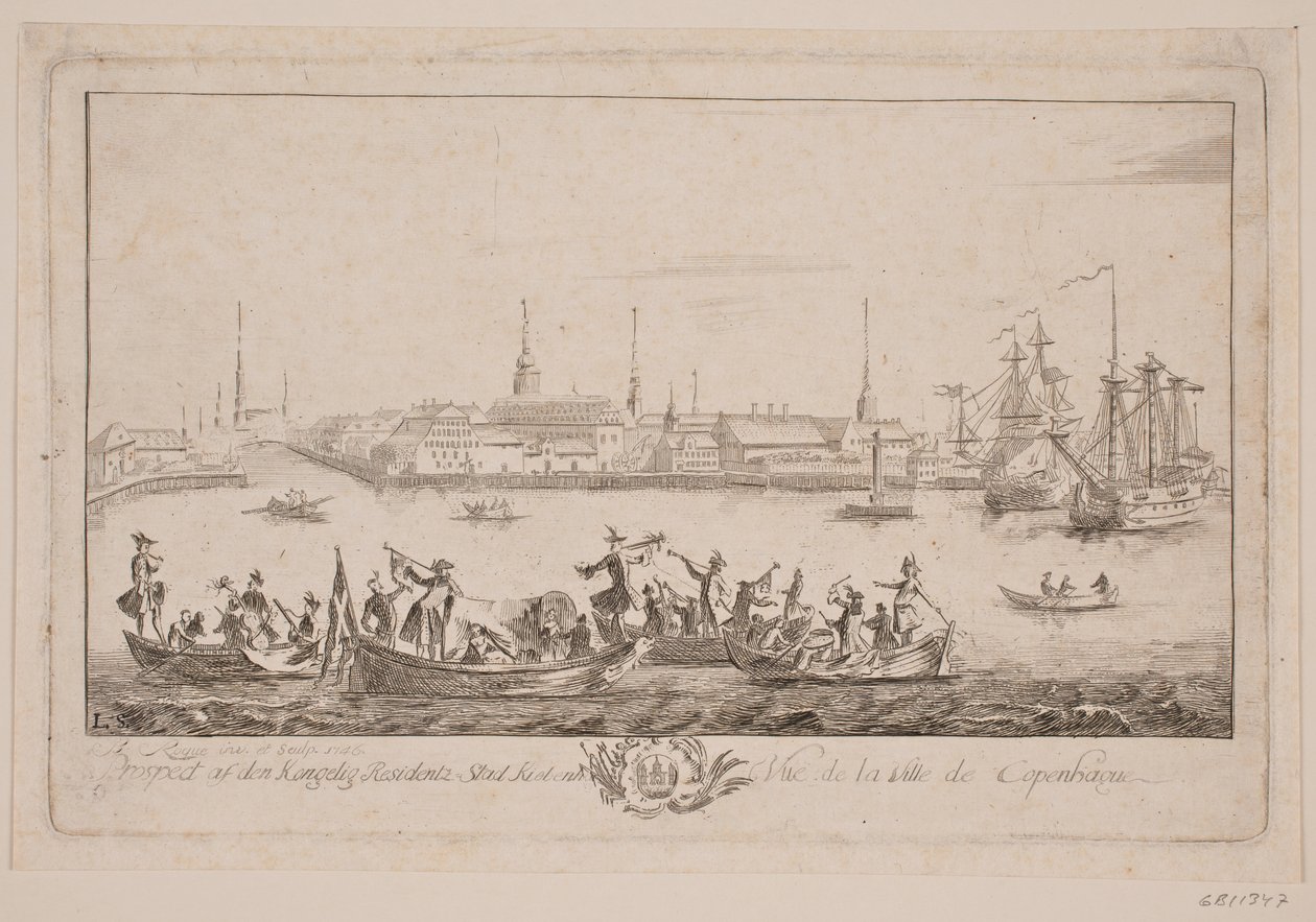 gölden görülen Slotsholmen İzahı by Bartholomæus Roque