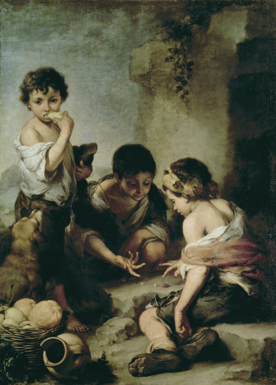 Zar Oynayan Oğlanlar, c.1670-75 by Bartolomé Esteban Murillo
