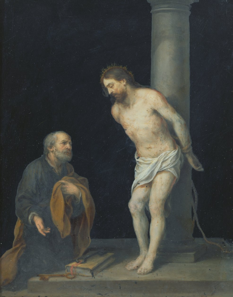 Sütundaki İsa by Bartolomé Esteban Murillo