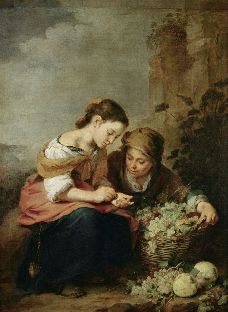Küçük Meyve Satıcısı, 1670-75 by Bartolomé Esteban Murillo