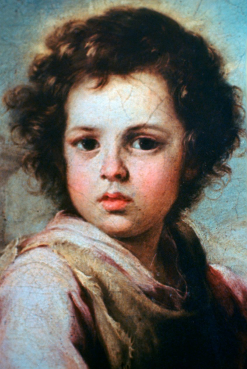 İyi Çoban, detay, c1650 by Bartolomé Esteban Murillo