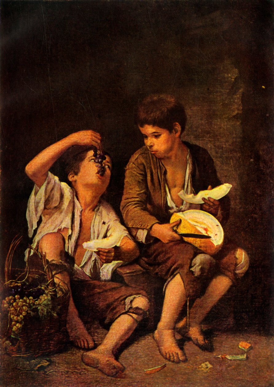 Kavun Yiyenler, c1650, 1946. by Bartolomé Esteban Murillo
