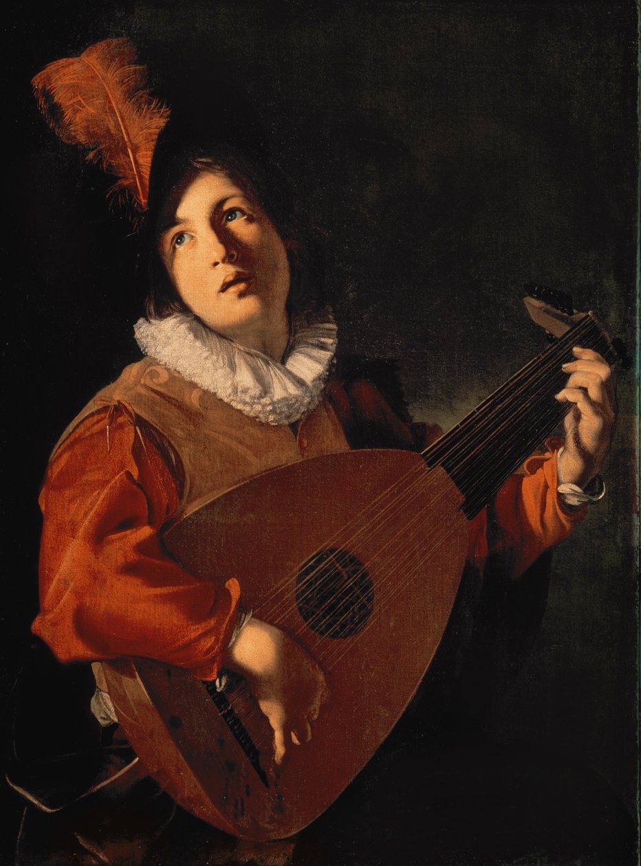 Udlu genç adam by Bartolomeo Manfredi