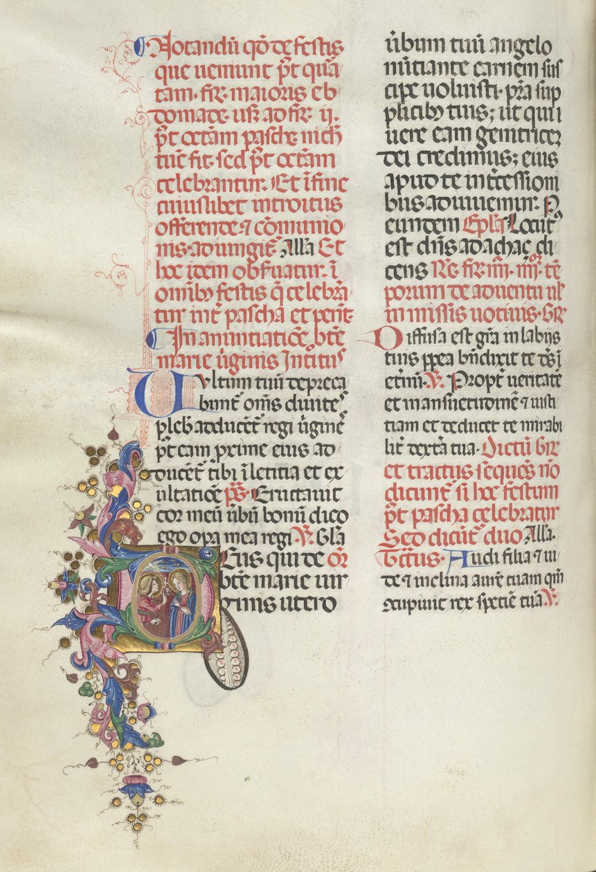 Yanlış satış: Fol. 275v: Müjde, 1469. by Bartolomeo Caporali