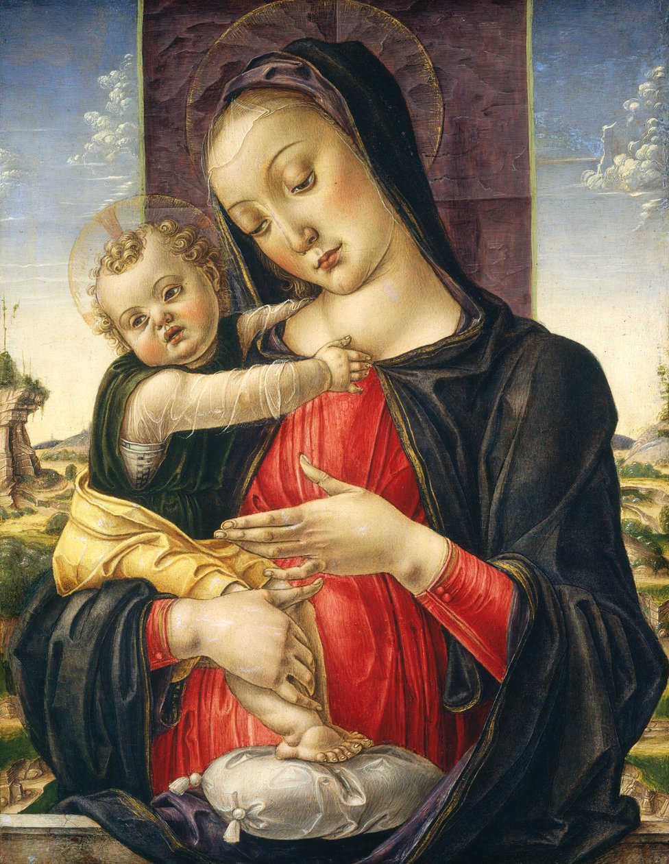madonna ve çocuk by Bartolomeo Vivarini