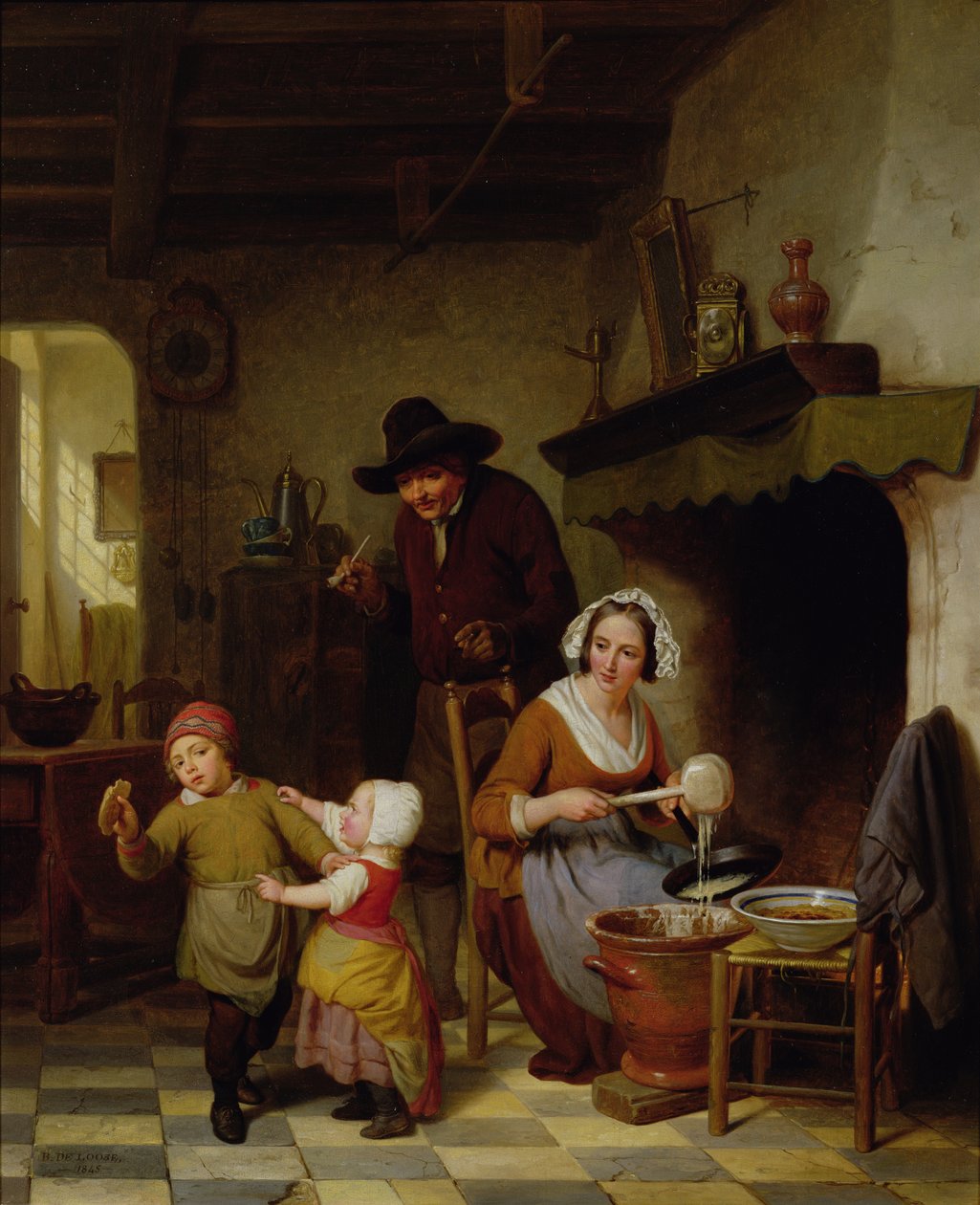Krep Günü, 1845 by Basile de Loose