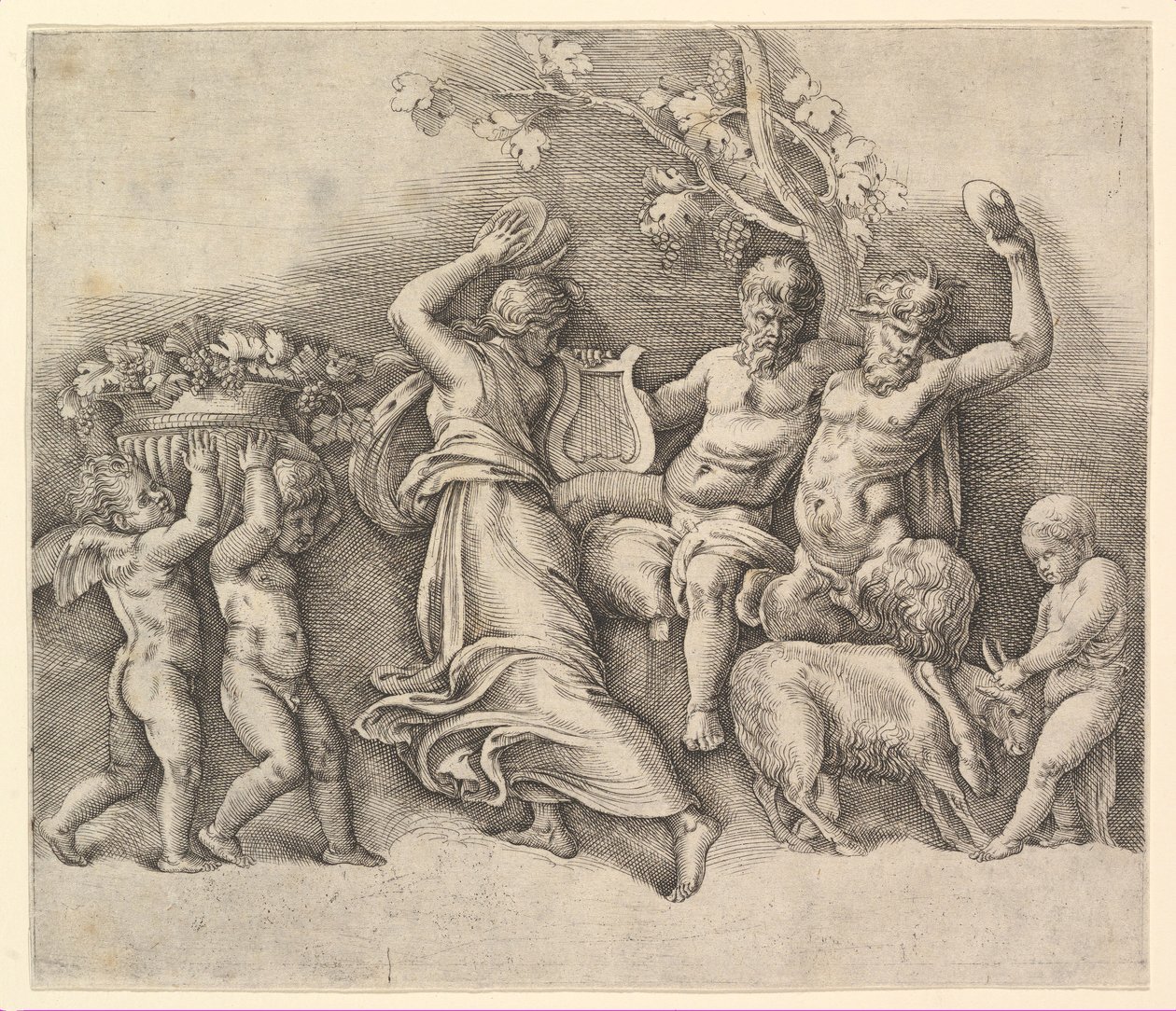 Bir Bachnal, 1530-61. by Battista Franco Veneziano