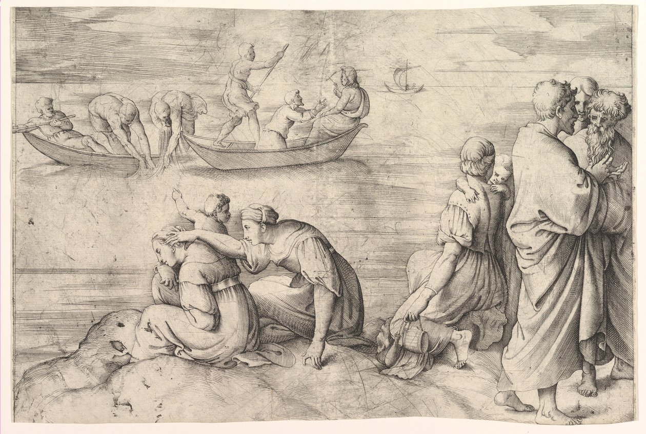 Balığın Mucizevi İksiri. by Battista Franco Veneziano