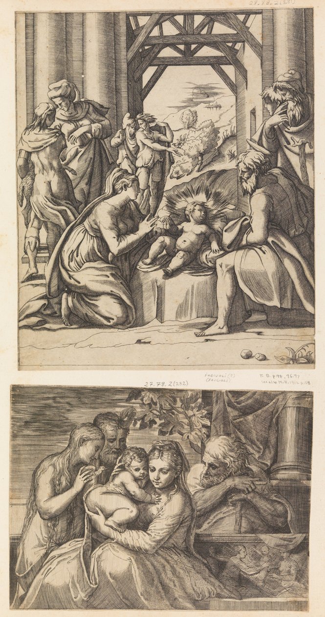 Kutsal Aile. by Battista del Moro