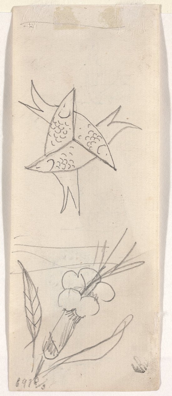 Eskizler Sayfası [verso] by Beatrice Godwin Whistler